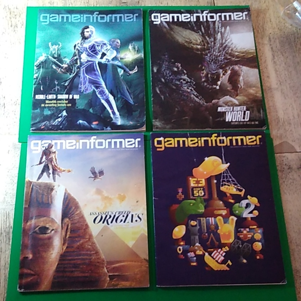 #359 Game Informer Magazines 291, 292, 296, 294